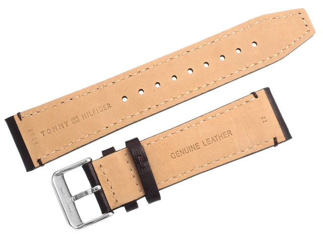 Pasek Tommy Hilfiger 1791102 Brązowa Gładka Skóra.